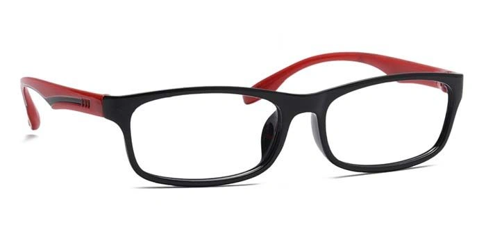 GRAVIATE by Coolwinks E12A6935 Glossy Black Full Frame Rectangle Eyeglasses for Men and Women-BLACK-2