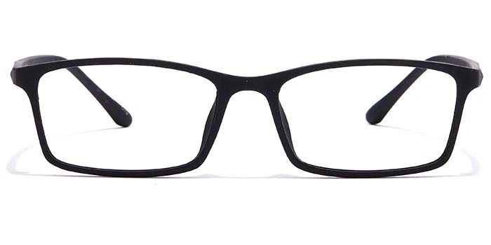 GRAVIATE by Coolwinks E12A6968 Matte Black Full Frame Rectangle Eyeglasses for Men and Women-