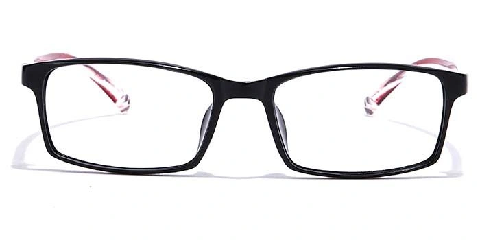 GRAVIATE by Coolwinks E12A6970 Glossy Black Full Frame Rectangle Eyeglasses for Men and Women-