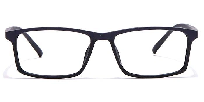 GRAVIATE by Coolwinks E12A6972 Matte Black Full Frame Rectangle Eyeglasses for Men and Women-