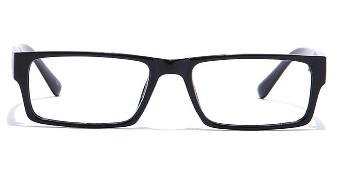 GRAVIATE by Coolwinks E12A6990 Glossy Black Full Frame Rectangle Eyeglasses for Men and Women-