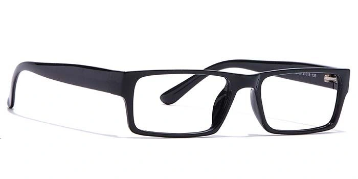 GRAVIATE by Coolwinks E12A6990 Glossy Black Full Frame Rectangle Eyeglasses for Men and Women-BLACK-2