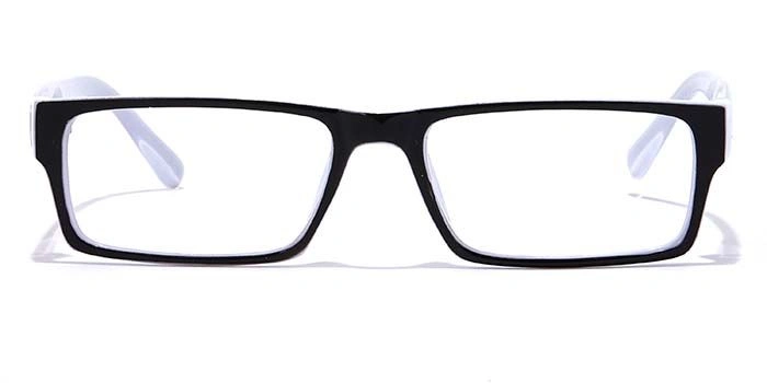 GRAVIATE by Coolwinks E12A6992 Glossy Black Full Frame Rectangle Eyeglasses for Men and Women-