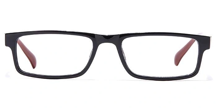 GRAVIATE by Coolwinks E12A7230 Glossy Black Full Frame Rectangle Eyeglasses for Men and Women-