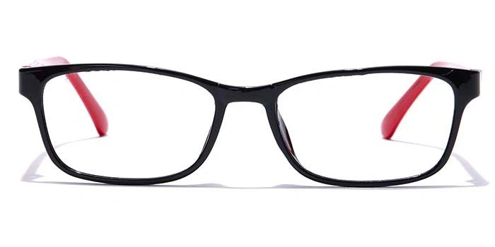 GRAVIATE by Coolwinks E12A7436 Glossy Black Full Frame Rectangle Eyeglasses for Men and Women-