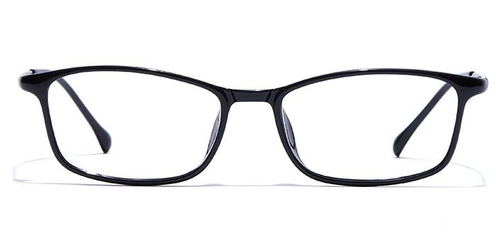 GRAVIATE by Coolwinks E12A7443 Glossy Black Full Frame Rectangle Eyeglasses for Men and Women-