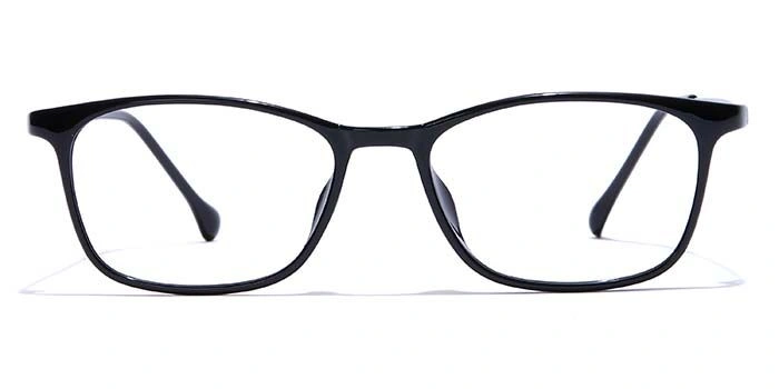 GRAVIATE by Coolwinks E12A7453 Glossy Black Full Frame Rectangle Eyeglasses for Men and Women-