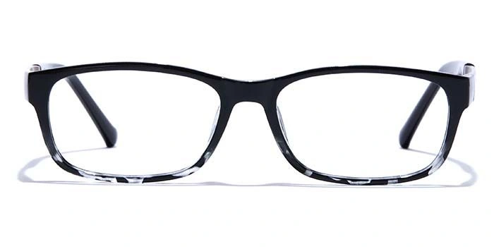 GRAVIATE by Coolwinks E12A7547 Glossy Black Full Frame Rectangle Eyeglasses for Men and Women-