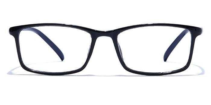 GRAVIATE by Coolwinks E12A7556 Glossy Black Full Frame Rectangle Eyeglasses for Men and Women-