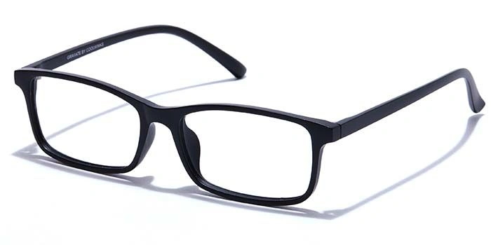 GRAVIATE by Coolwinks E12A7569 Matte Black Full Frame Rectangle Eyeglasses for Men and Women-BLACK-1