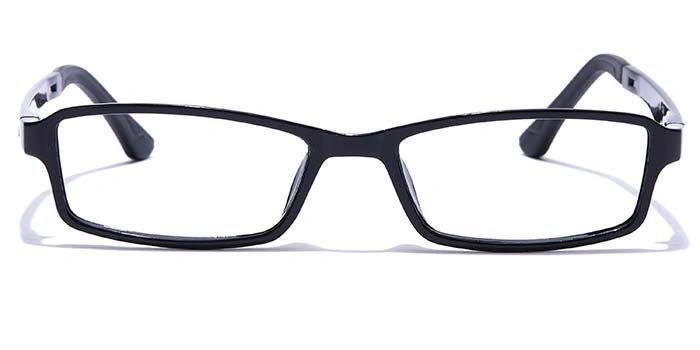 GRAVIATE by Coolwinks E12A7628 Glossy Black Full Frame Rectangle Eyeglasses for Men and Women-