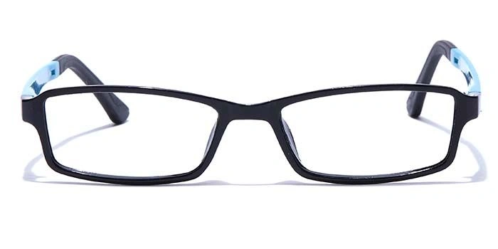 GRAVIATE by Coolwinks E12A7631 Glossy Black Full Frame Rectangle Eyeglasses for Men and Women-