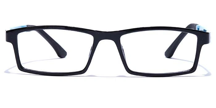 GRAVIATE by Coolwinks E12A7645 Glossy Black Full Frame Rectangle Eyeglasses for Men and Women-