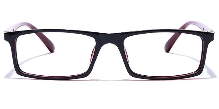 GRAVIATE by Coolwinks E12A7680 Glossy Black Full Frame Rectangle Eyeglasses for Men and Women-