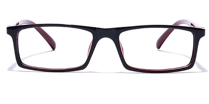 GRAVIATE by Coolwinks E12A7686 Glossy Black Full Frame Rectangle Eyeglasses for Men and Women-