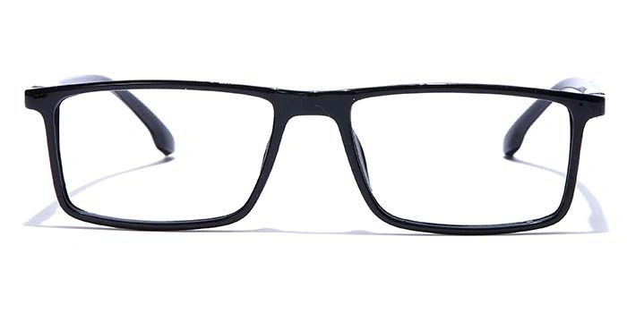 GRAVIATE by Coolwinks E12A7699 Glossy Black Full Frame Rectangle Eyeglasses for Men and Women-