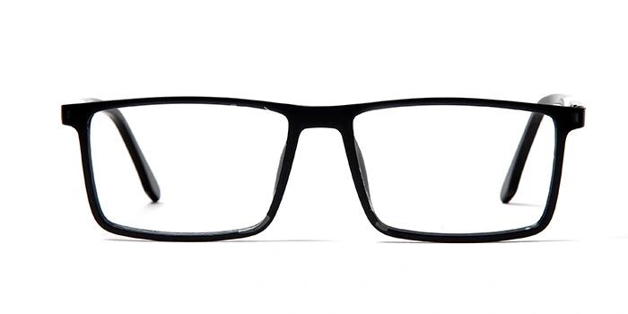 GRAVIATE by Coolwinks E12B5647 Matte Black Full Frame Rectangle Eyeglasses for Men and Women-