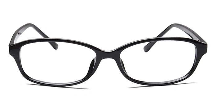 GRAVIATE by Coolwinks E12B6540 Glossy Black Full Frame Rectangle Eyeglasses for Men and Women-