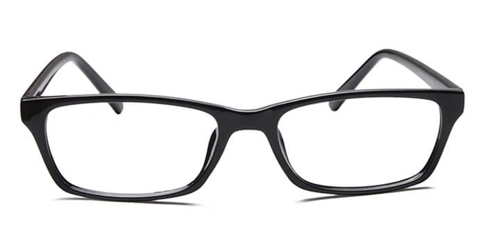 GRAVIATE by Coolwinks E12B6544 Glossy Black Full Frame Rectangle Eyeglasses for Men and Women-