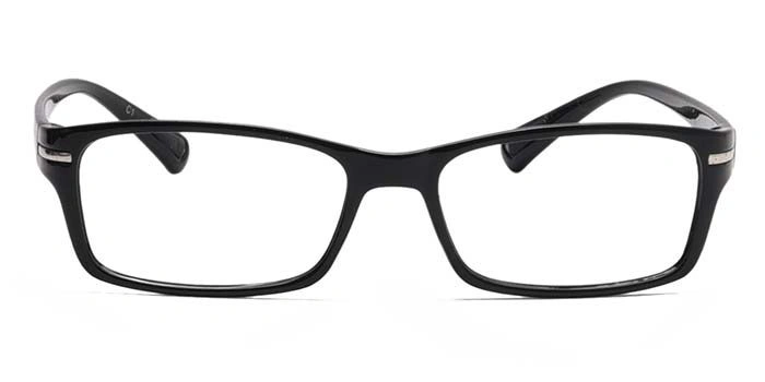 GRAVIATE by Coolwinks E12B6907 Glossy Black Full Frame Rectangle Eyeglasses for Men and Women-