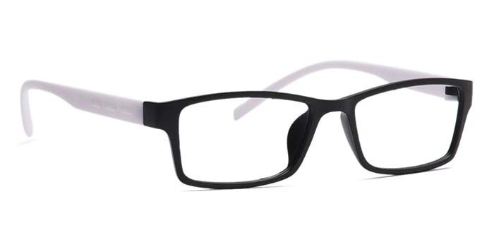 GRAVIATE by Coolwinks E12B6926 Matte Black Full Frame Rectangle Eyeglasses for Men and Women-BLACK-2