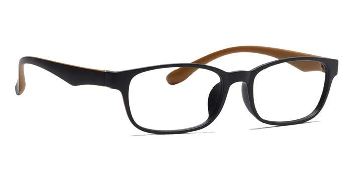 GRAVIATE by Coolwinks E12B6931 Matte Black Full Frame Rectangle Eyeglasses for Men and Women-BLACK-2