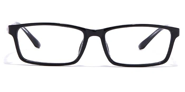 GRAVIATE by Coolwinks E12B6966 Glossy Black Full Frame Rectangle Eyeglasses for Men and Women-