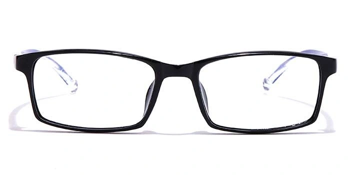 GRAVIATE by Coolwinks E12B6970 Glossy Black Full Frame Rectangle Eyeglasses for Men and Women-