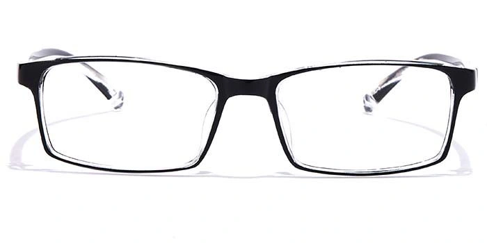 GRAVIATE by Coolwinks E12B6971 Glossy Black Full Frame Rectangle Eyeglasses for Men and Women-