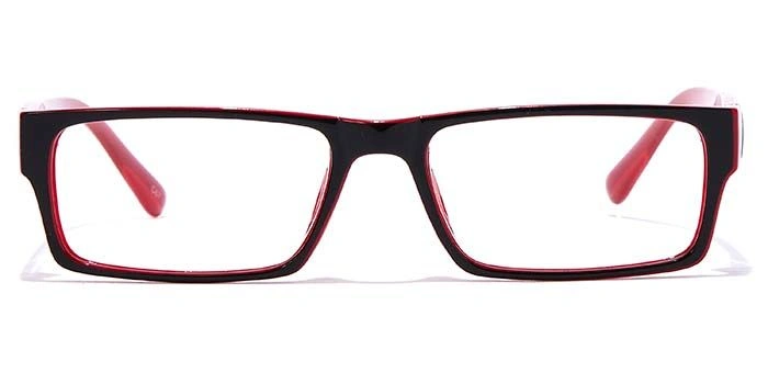 GRAVIATE by Coolwinks E12B6992 Glossy Black Full Frame Rectangle Eyeglasses for Men and Women-