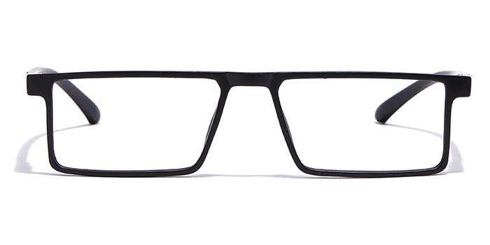 GRAVIATE by Coolwinks E12B7066 Matte Black Full Frame Rectangle Eyeglasses for Men and Women-