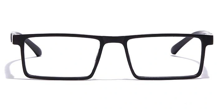 GRAVIATE by Coolwinks E12B7072 Matte Black Full Frame Rectangle Eyeglasses for Men and Women-