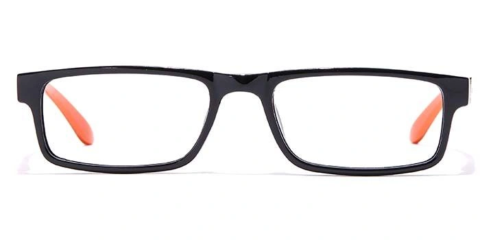 GRAVIATE by Coolwinks E12B7230 Glossy Black Full Frame Rectangle Eyeglasses for Men and Women-