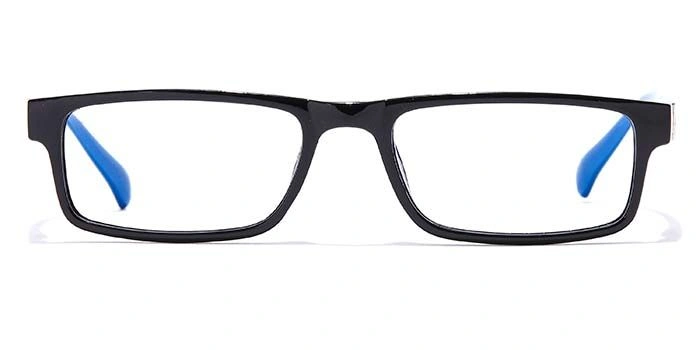 GRAVIATE by Coolwinks E12B7231 Glossy Black Full Frame Rectangle Eyeglasses for Men and Women-