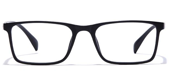 GRAVIATE by Coolwinks E12B7358 Matte Black Full Frame Rectangle Eyeglasses for Men and Women-