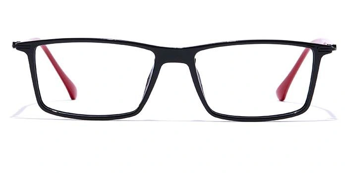 GRAVIATE by Coolwinks E12B7417 Glossy Black Full Frame Rectangle Eyeglasses for Men and Women-