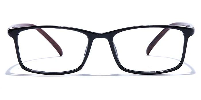 GRAVIATE by Coolwinks E12B7556 Glossy Black Full Frame Rectangle Eyeglasses for Men and Women-