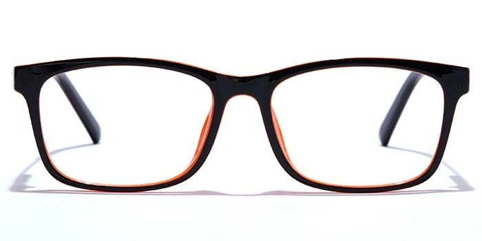 GRAVIATE by Coolwinks E12B7579 Glossy Black Full Frame Rectangle Eyeglasses for Men and Women-