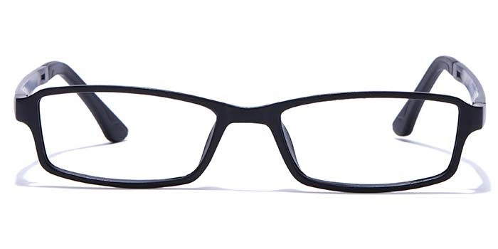 GRAVIATE by Coolwinks E12B7629 Matte Black Full Frame Rectangle Eyeglasses for Men and Women-