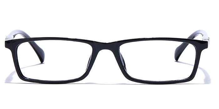 GRAVIATE by Coolwinks E12B7668 Glossy Black Full Frame Rectangle Eyeglasses for Men and Women-