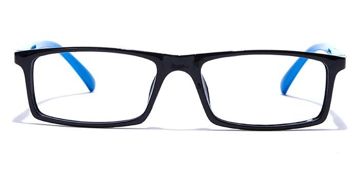 GRAVIATE by Coolwinks E12B7684 Glossy Black Full Frame Rectangle Eyeglasses for Men and Women-