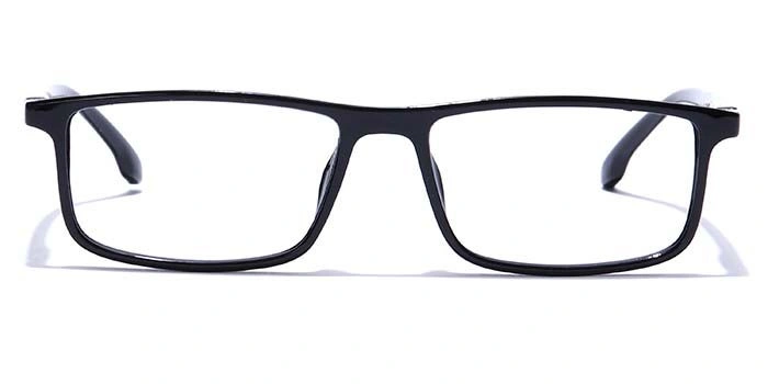 GRAVIATE by Coolwinks E12B7689 Glossy Black Full Frame Rectangle Eyeglasses for Men and Women-