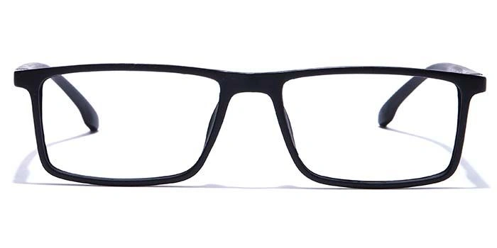 GRAVIATE by Coolwinks E12B7696 Matte Black Full Frame Rectangle Eyeglasses for Men and Women-