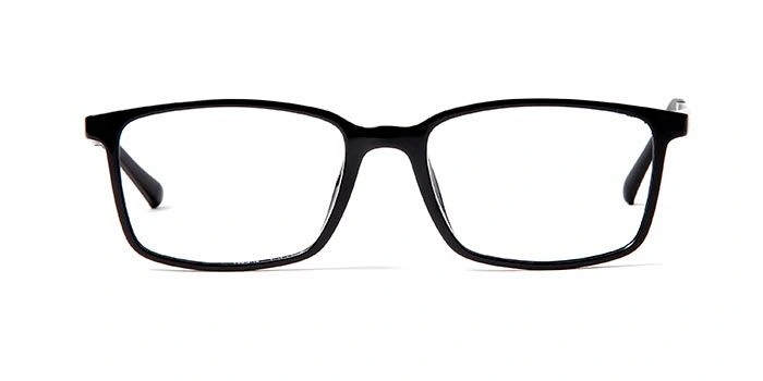 GRAVIATE by Coolwinks E12C5613 Glossy Black Full Frame Rectangle Eyeglasses for Men and Women-