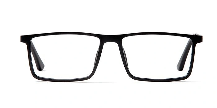 GRAVIATE by Coolwinks E12C5624 Matte Black Full Frame Rectangle Eyeglasses for Men and Women-