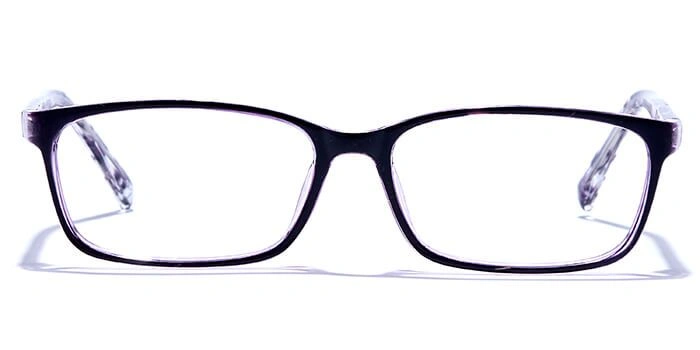 GRAVIATE by Coolwinks E12C6450 Glossy Black Full Frame Rectangle Eyeglasses for Men and Women-