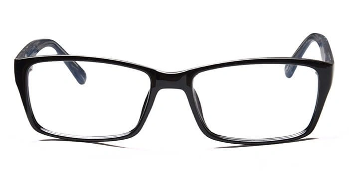 GRAVIATE by Coolwinks E12C6550 Glossy Black Full Frame Rectangle Eyeglasses for Men and Women-