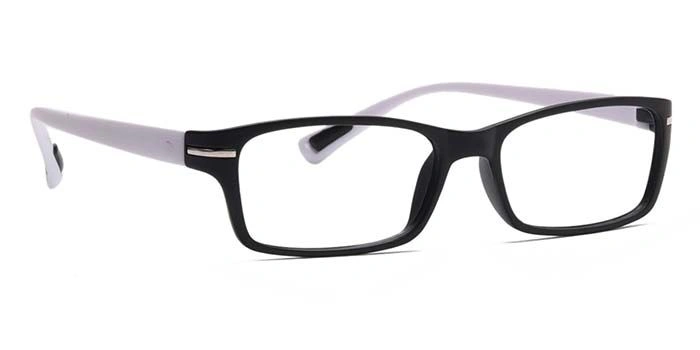 GRAVIATE by Coolwinks E12C6907 Matte Black Full Frame Rectangle Eyeglasses for Men and Women-BLACK-2