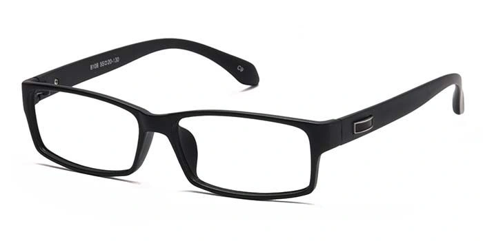 GRAVIATE by Coolwinks E12C6913 Matte Black Full Frame Rectangle Eyeglasses for Men and Women-BLACK-1