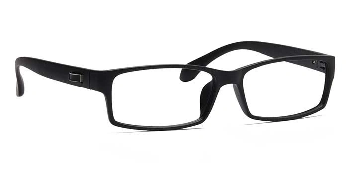 GRAVIATE by Coolwinks E12C6913 Matte Black Full Frame Rectangle Eyeglasses for Men and Women-BLACK-2